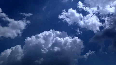 Cloudscape time lapse NTSC Stock Footage 29870748
