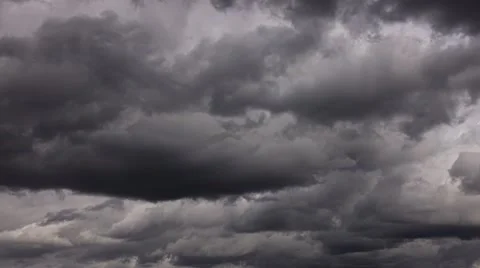 Cloudscape time-lapse, stormy clouds rollning across the sky. Stock-Footage 62727549