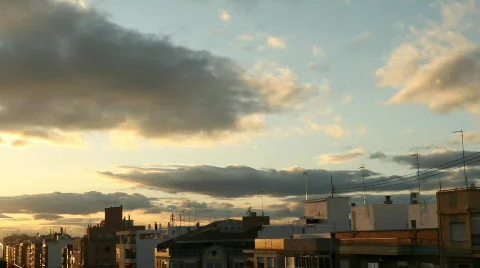 Cloudscape Timelapse Stock Footage