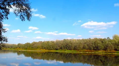 Cloudscape timelapse. Stock Footage 44846039