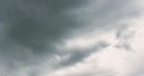 Cloudscape timelapse before heavy storm during day. Ultra high definiton vide Stock Footage 155163401
