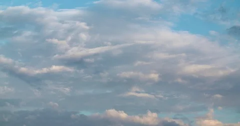 Cloudscape Timelapse view of moving clouds Stock Footage 125317880