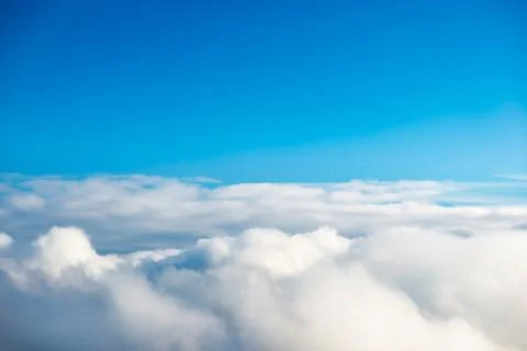 Cloudscape, view from above Stock Photos