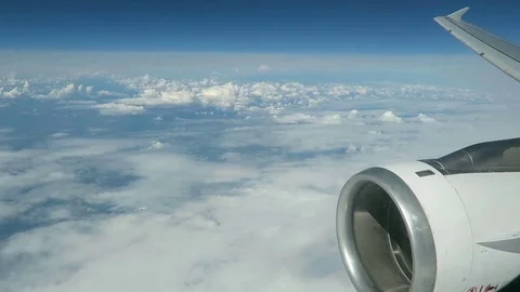 Cloudscape while Flying 스톡 동영상 76927791