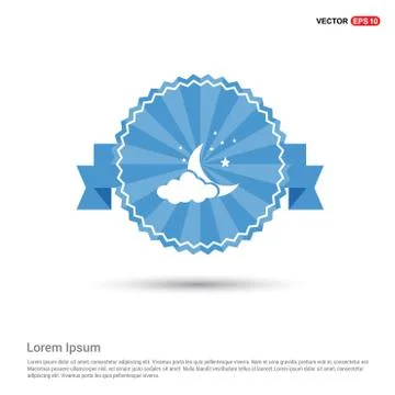 Cloud,Star,Moon, Icon 스톡 일러스트