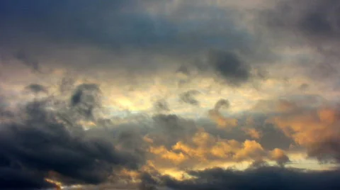 Clouds.Timelapse 4  Stock Footage 580543