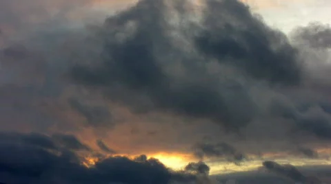 Clouds.Timelapse 5  Stock Footage 580437