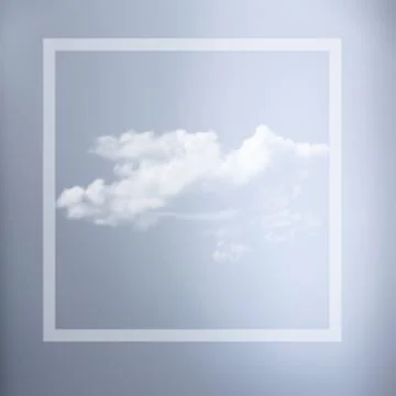 Cloudy abstract background with soft colors and graphic elements. Glowing bac Stock Photos