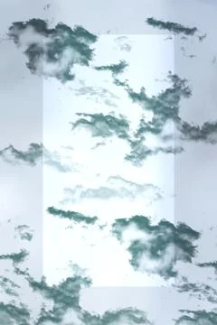 Cloudy abstract background with soft colors and graphic elements. Glowing bac Stock Photos