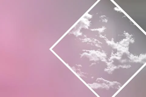 Cloudy abstract background with soft colors and graphic elements. Glowing bac Stock Photos