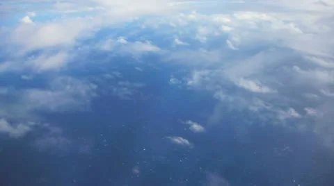 Cloudy Altitude Drop Aerial 2 Stock Footage 10829461
