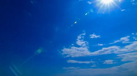 Cloudy and Blue Sky Stock Footage 40894285
