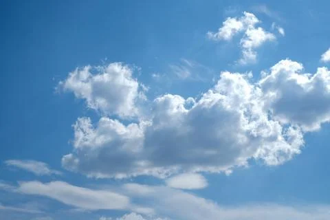 Cloudy and blue sky Stock Photos
