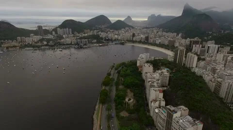Cloudy and grey Rio de Janeiro Stock Footage 62760356