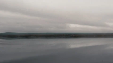 Cloudy Autumn Day Time Lapse Stock Footage 217379755