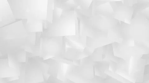 Cloudy background of rotating white cubes looped Stock Footage 58480913