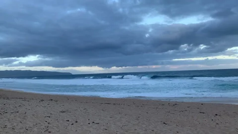 Cloudy Beach 02 HD- Stock Footage 175831994