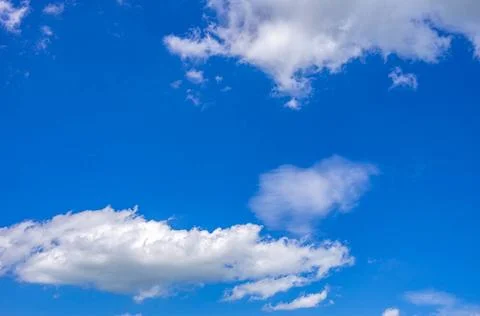 Cloudy Blue Sky Background Background of cloud formations against a blue s... Foto stock
