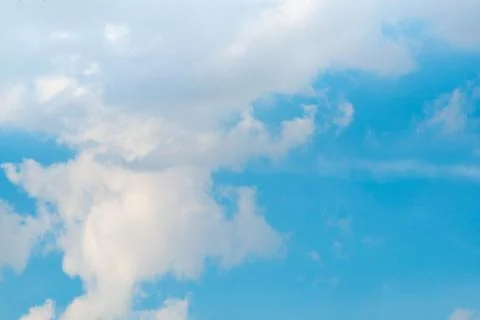 Cloudy blue sky background Stock Photos