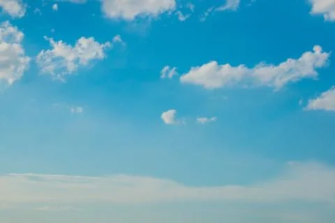 Cloudy blue sky background Stock Photos