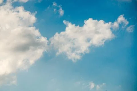Cloudy blue sky background Stock Photos