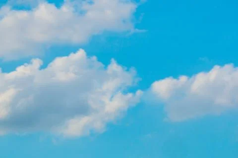 Cloudy blue sky background Stock Photos