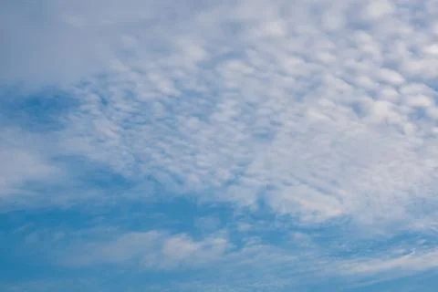 Cloudy blue sky background Stock Photos