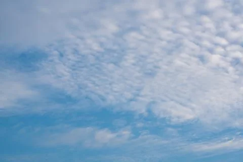 Cloudy blue sky background Stock Photos