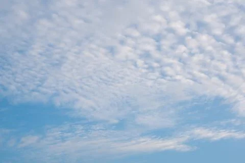 Cloudy blue sky background Stock Photos