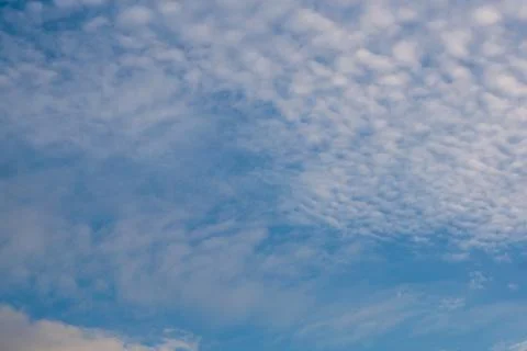 Cloudy blue sky background Stock Photos