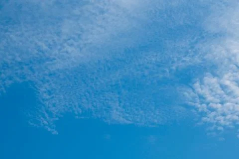 Cloudy blue sky background Stock Photos
