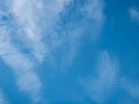 Cloudy blue sky background Stock Photos