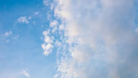 Cloudy blue sky background Stock Photos