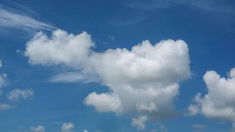 Cloudy blue sky as background Foto stock