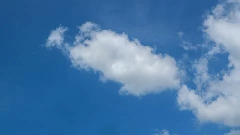 Cloudy blue sky as background Stock Photos