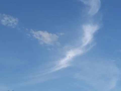 Cloudy blue sky background Foto stock