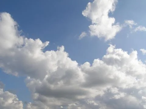 Cloudy blue sky background 스톡 사진
