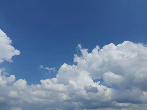 Cloudy blue sky cloudscape background Foto stock