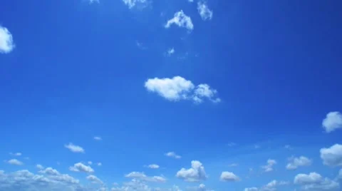 The Cloudy blue sky Stock Footage 8507864