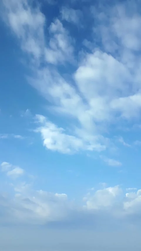 Cloudy blue sky. Stock Footage 270413843