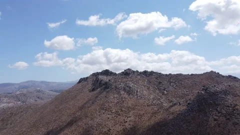 Cloudy blue sky in the mountains Video stock 170587011