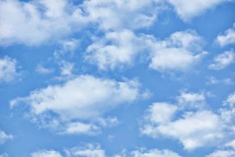 Cloudy blue sky as nature background. Foto stock