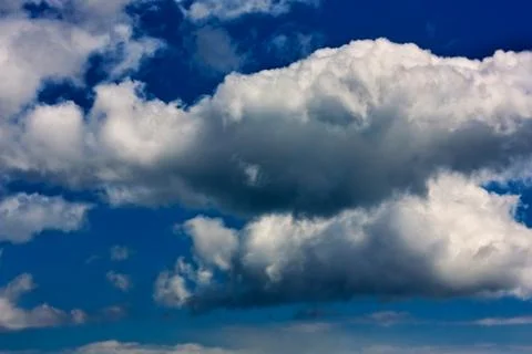 Cloudy blue sky Stock Photos