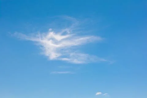 Cloudy blue sky Stock Photos
