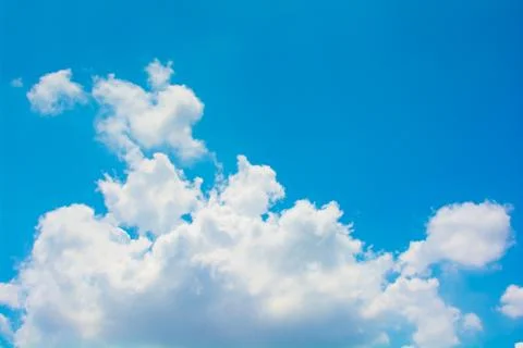 Cloudy blue sky Stock Photos