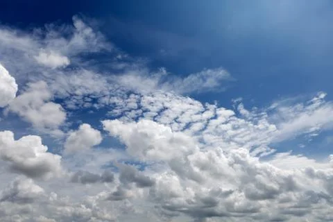 Cloudy Blue Sky Stock Photos