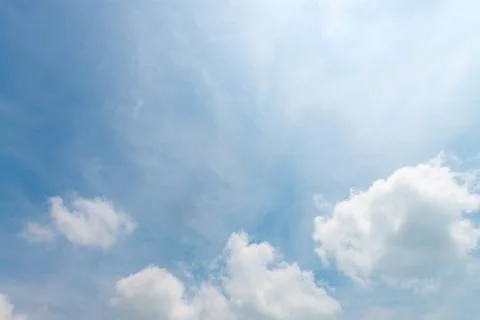 Cloudy blue sky Stock Photos