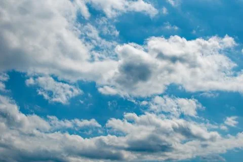 Cloudy Blue Sky Stock Photos