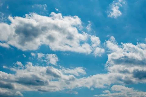 Cloudy Blue Sky Foto stock