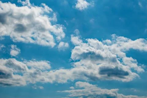 Cloudy Blue Sky Stock Photos